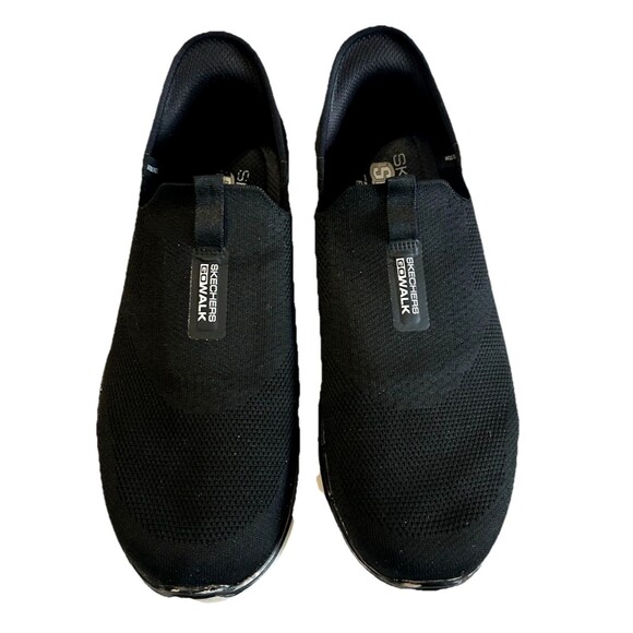 Skechers Go Walk 6 Slip In Extra Wide Fit Mens 12WW Black Hand Free Sneaker - Picture 6 of 14